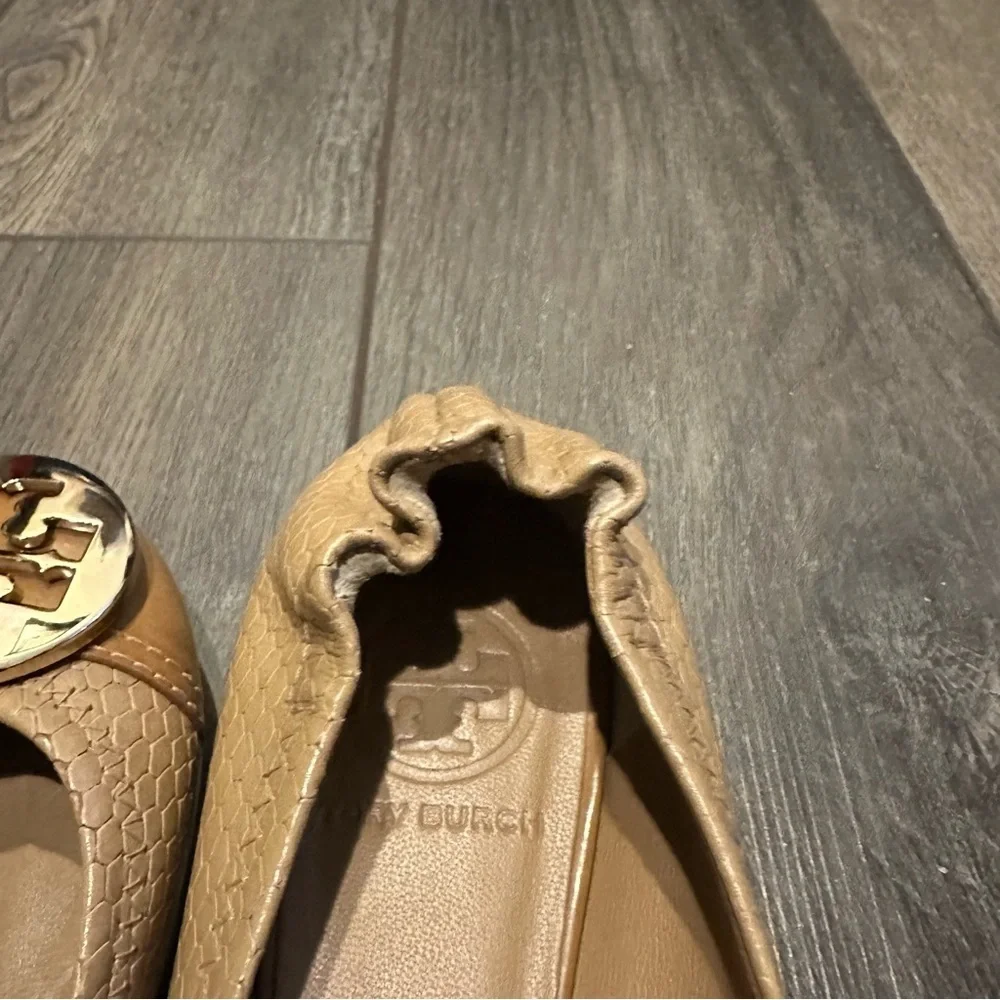 Tory Burch Tan Ballet Flats